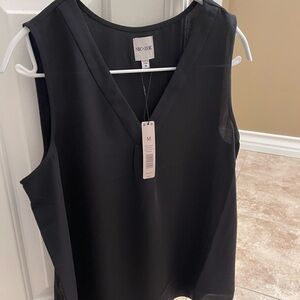 NIC+ZOE Women's Elegant Black Tank Top